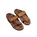 Agadi Mens Kolhapuri Style Sandals Handcrafted