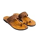 Agadi Mens Kolhapuri Style Sandals Handcrafted