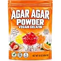 Agar Agar Powder 16 oz Vegan Gelatin Thickener for Baking, Vegetarian Jello