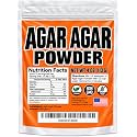 Agar Agar Powder 4 oz Vegan Gelatin Thickener for Baking, Unflavored