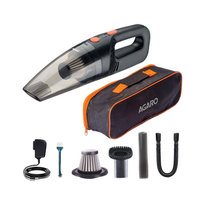 agaro cordless rechargeable portable handheld110w 55kpa power socket car vacuum cleaner stainless steel filter