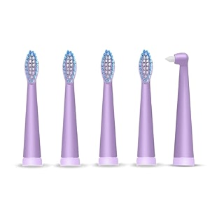 agaro cosmic lite refill pack 41 pcs nylon bristles washable purple