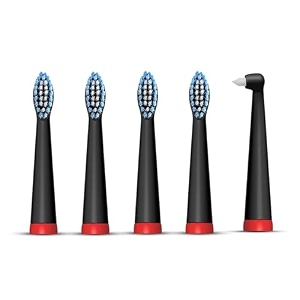 agaro cosmic lite refill pack 41 pcs nylon bristles washable black