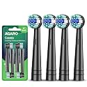 AGARO Cosmic Oscillating Brush Head Refill 4pcs | Soft-bristle toothbrush for effective plaque removal and a healthier smile.