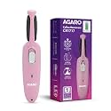 AGARO Electric Callus Remover with 2 Replaceable Heads – Rechargeable Foot Scrubber for Dead Skin &amp; Cracked Heels Pedicure Machine with 120 Minutes Runtime CR1717