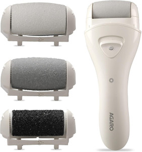 agaro cr3001 callus remover with 3 interchangeable head rollerscallus  dead skin