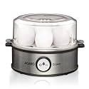 AGARO Crown Instant Egg Boiler 360 Watts, Boils Up to 7 Eggs with 3 Modes Heating/Stainless Steel Body (Silver) 414 ml (14 Ounces) Electric