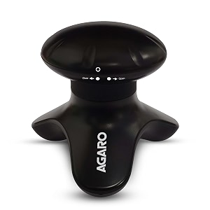 agaro nano head and body massager with vibration for pain relief battery powered black