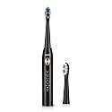 AGARO COSMIC LITE Sonic Electric Tooth Brush For Adults With 5 Modes, 2 Brush Heads &amp; Rechargeable With 4 Hours Charge Lasting Up To 25 Days, Power Toothbrush, (Black)