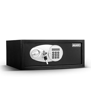agaro salvo digital security safe for home amp office with electronic keypad locker 16 litres capacity 1 cubic feet ag16 black