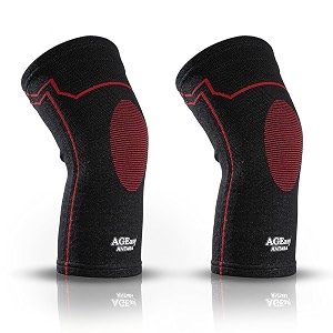 ageasy max group comfort knee cap for pain  knee support for men and women  inner cotton lining for skin comfort  anti-slip design  4-way stretch  knee caps for women and men xxl