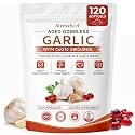 Aged Odorless Garlic Extract Softgels with CoQ10 Ubiquinol and Vitamin K2 - 1200mg Aged Garlic Supplement, S - Allyl Cysteine Standardized for Optimal Heart Health & Immune Support - 120 Softgels