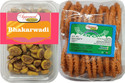 aggarwalnamkeen Crispy Bombay Butter Chakli | Bhakharwadi |(Crunchy & Tasty) Tea Time Snacks Bhakarwadi (2 x 200 g)