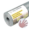 AggFencer 24inch x 100ft Hardware Cloth 1/4 inch Chicken Wire Fencing 23Ga