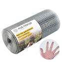 AggFencer 8inch x 50ft Hardware Cloth 1/2 inch Chicken Wire Fencing 19Ga