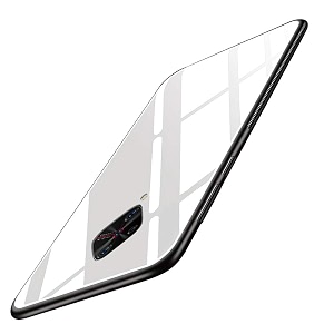 agh full body 360 degree complete all angle shockproof protection slim fit stylish latest hybrid hard bumper back case glass cover for vivo s1 pro white