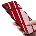 AGH Full Body 360 Degree Complete All Angle Protection Slim FIT Stylish Latest Hybrid Hard Bumper Back CASE Glass Cover for REALME 5 PRO [Red]