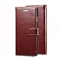 agh shockproof full body protection all angle cover 360 degree complete protection leather Flip Cover wallet Back Cover Case mobile cover for samsung galaxy m31s / m31-s [brown]