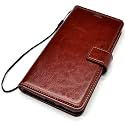 agh shockproof full body protection all angle cover 360 degree complete protection leather Flip Cover wallet Back Cover Case mobile cover for redmi xaiomi mi 7a [brown]