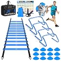 Agility Ladder, Agility Speed Training Equipment Set, 20ft Speed Ladder