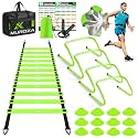 Agility Ladder, Agility Speed Training Equipment Set, 20ft Speed Ladder