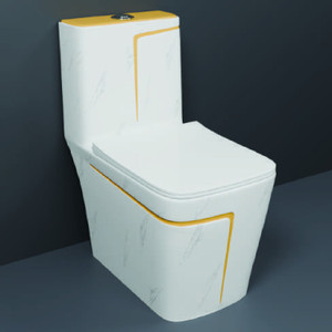 AGOEN One-Piece Western Commode Modern Ceramic