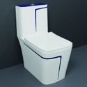 AGOEN One-Piece Western Commode Modern Ceramic