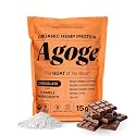 Agoge USDA Organic Hemp Protein Powder, Chocolate Flavor, 20 Servings