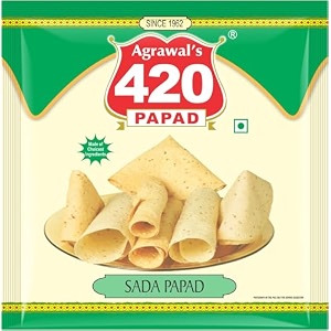 agrawal39s 420 crispy and vegetarian punjabi masala papad 400gm