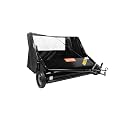Agri-Fab 50 in Heavy Duty Tow Behind Lawn Sweeper with 26 Cu Ft Hopper and Adjustable Brush Height