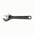 AGRICO TATA 8 Inch Adjustable Spanner | Heavy-Duty Wrench with Rust-Proof Black Phosphate Finish | Universal Hand Tool for Plumbing, Nuts &amp; Bolts (WRA001, Black)