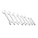 AGRICO TATA Double Sided Open End Wrench Spanner Set 6 To 20 mm (Silver)