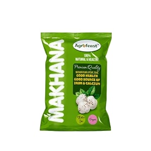 agrofeast premium makhana 250g  fox nuts  raw makhana