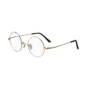 Agstum Pure Titanium Retro Round Optical Eyeglasses Frame 44mm & 47mm Sizes