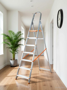 aguerri 7 steps ladder with anti slip shoes aluminium ladder