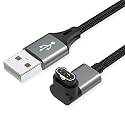 AGVEE 2 Pack 1.5ft Charger for Garmin Watch, L-Shape Charging Cable