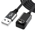 AGVEE 2 Pack 1.5ft Charger for Garmin Watch, L-Shape Nil Gap Charging Cable