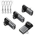 AGVEE 4 Pack Charger Adapter for Garmin Watch, L-Shape Converter