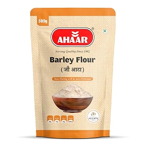 ahaar barley flourjau atta 1 kg