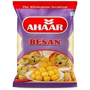 ahaar micro refined besan flour 500g  pure chana gram powder for cooking  kadalai maavu basan