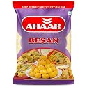 Ahaar Organic Besan Flour 1 kg | Micro Refined Gram Flour | Pure Chana Powder, Kadalai Maavu & Basan for Cooking and Baking
