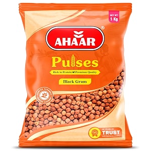 ahaar chana brown 2kg kala chana whole 1kg x 2 pack