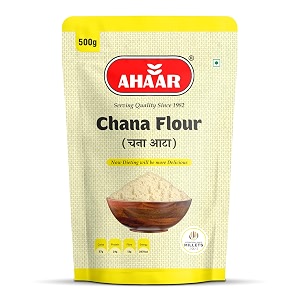 ahaar chana flour 500g with dietary fibre