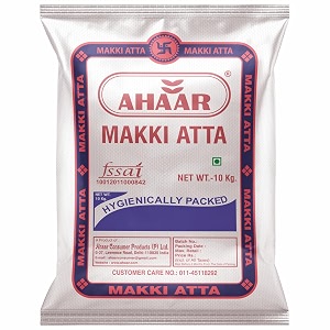 ahaar makki atta 10kg  corn flour  maize flour loose