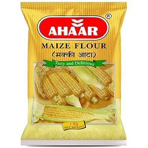 ahaar makki atta 1 kg  corn flour  maize flour