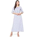 AHANA Printed Crepe Maxi Dress