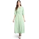 AHANA Printed Crepe Maxi Dress