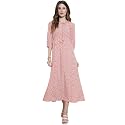 AHANA Printed Crepe Maxi Dress