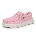 Ahannie Kids Slip On Loafers Boys Girls Casual Dress Shoes
