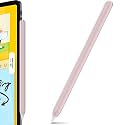 AhaStyle Silicone Case for Apple Pencil 2nd Generation &amp; Apple Pencil Pro (2024) Sleeve Skin Ultra Thin Apple Pencil Protective Cover Compatible with Magnetic Charging and Double Tap (Pink)